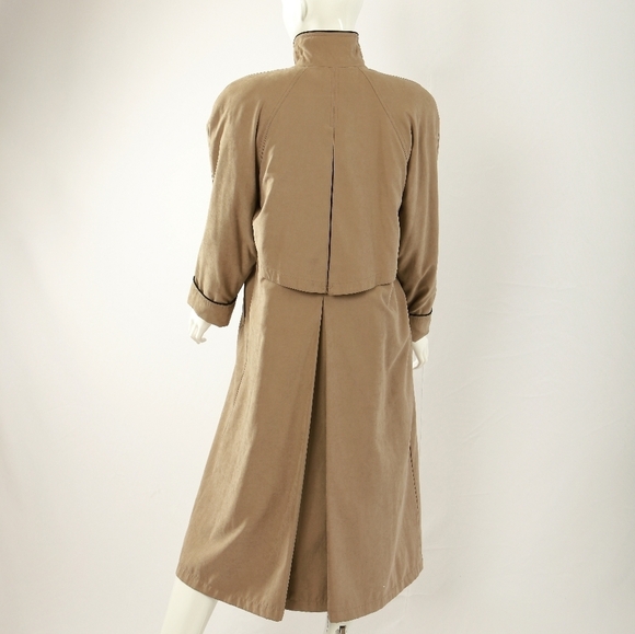 Vintage Utex Design‎ full length, "mole skin" removable lining trench coat - Picture 2 of 12